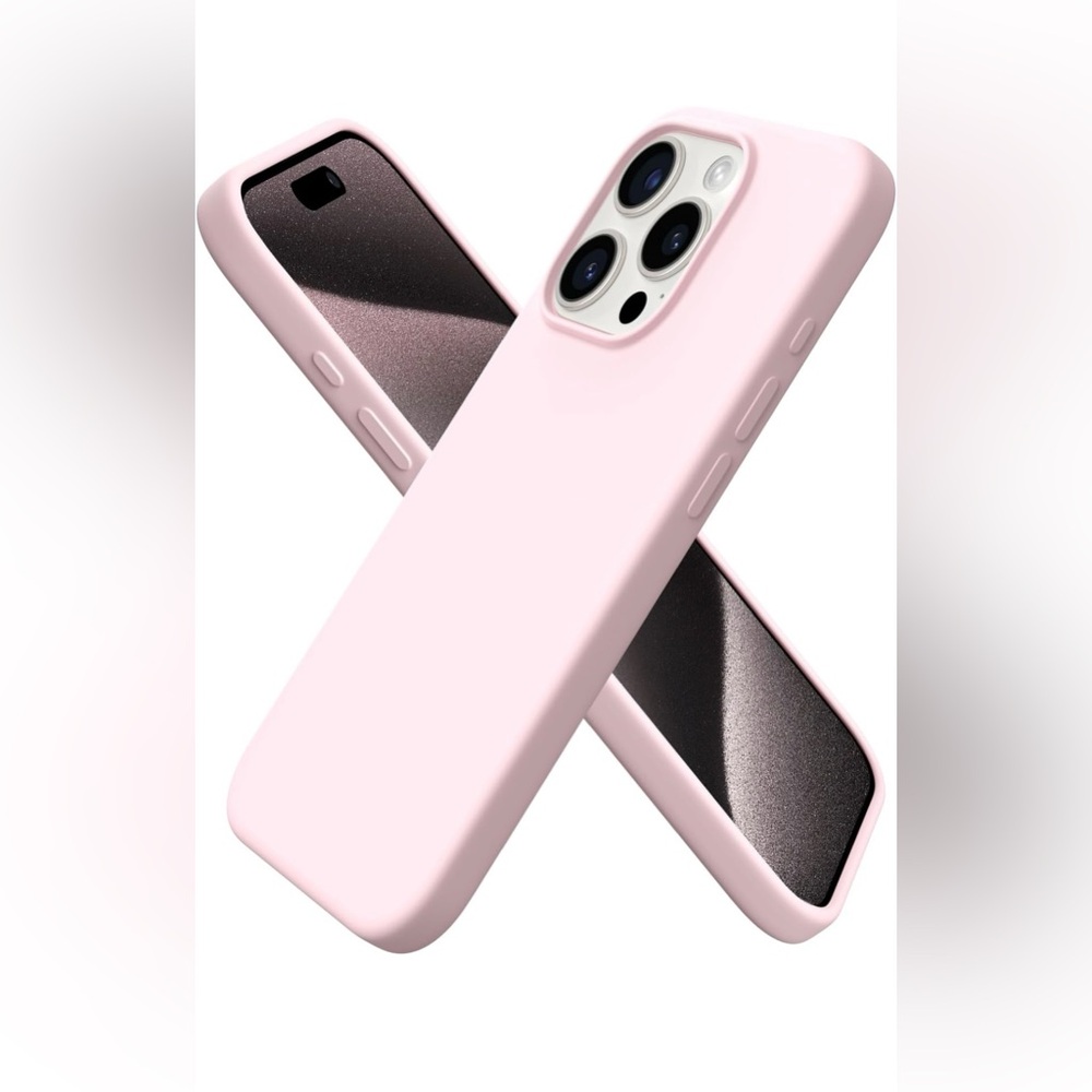 ORNARTO Compatible with iPhone 15 Pro Case 6.1", Liquid Silicone 3 Layers